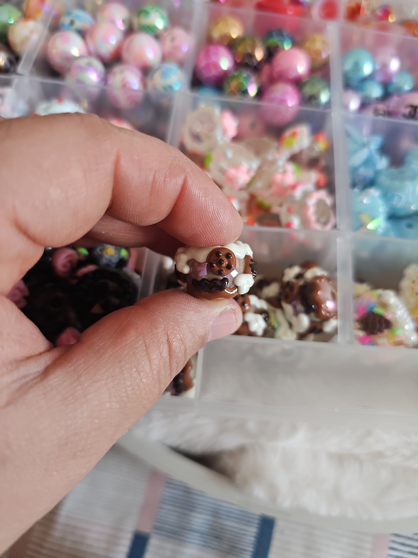 16mm Handpainted Acrylic Beads