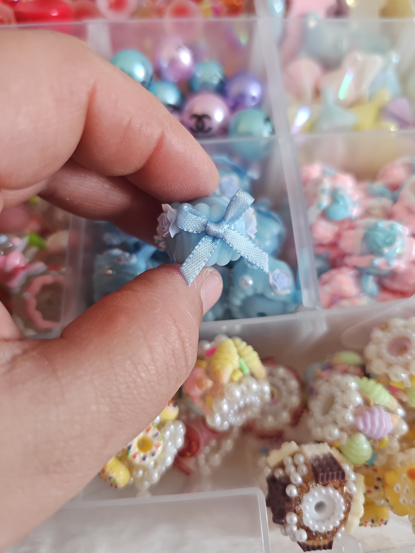16mm Handpainted Acrylic Beads