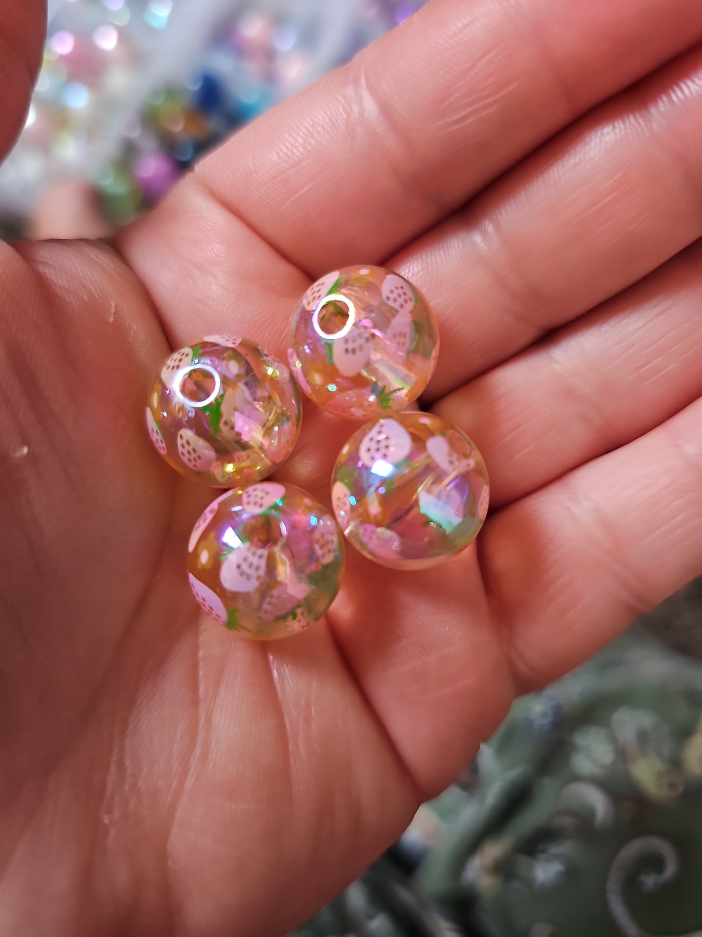 16mm Acrylic Beads