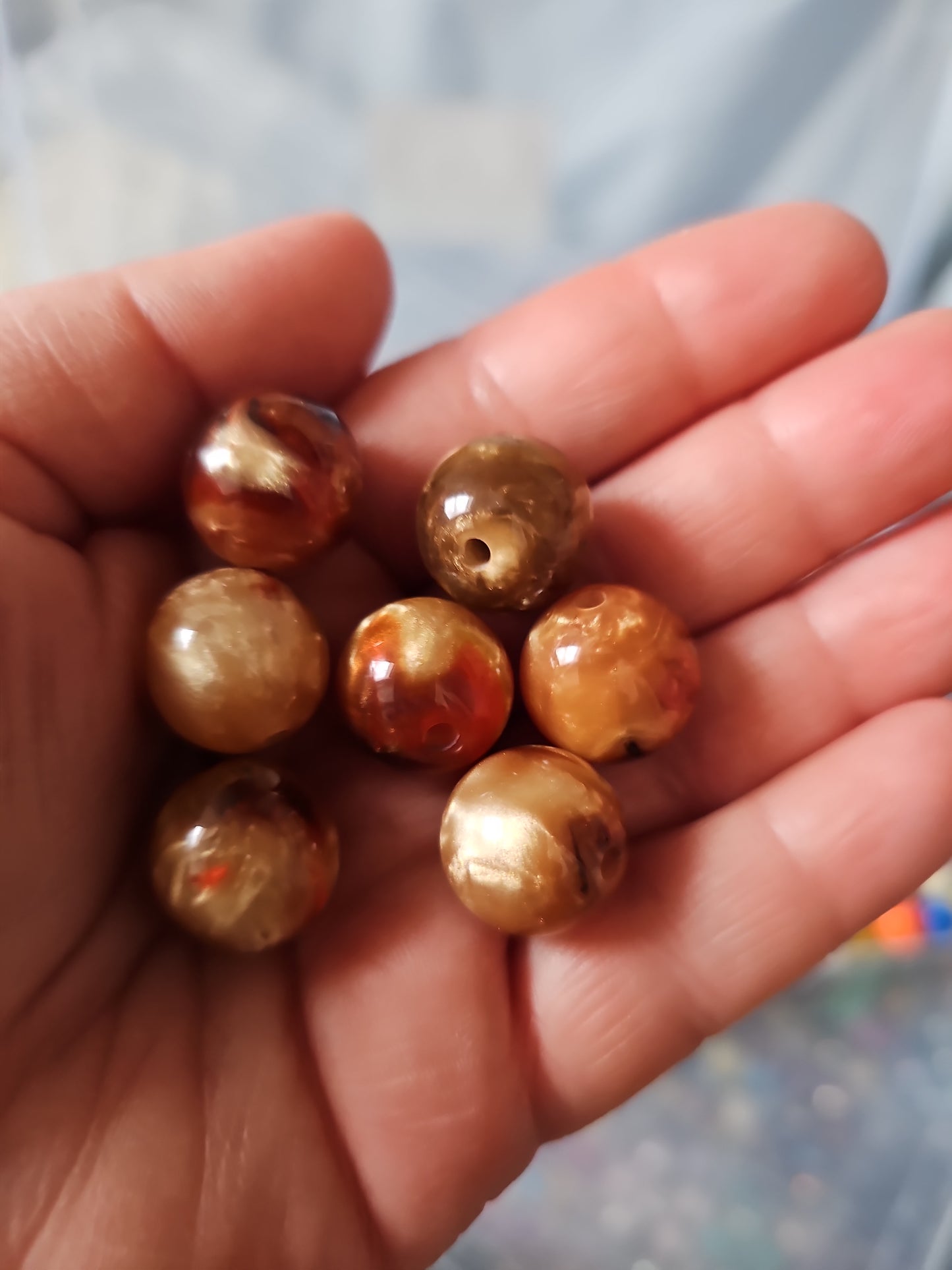 16mm Acrylic Beads