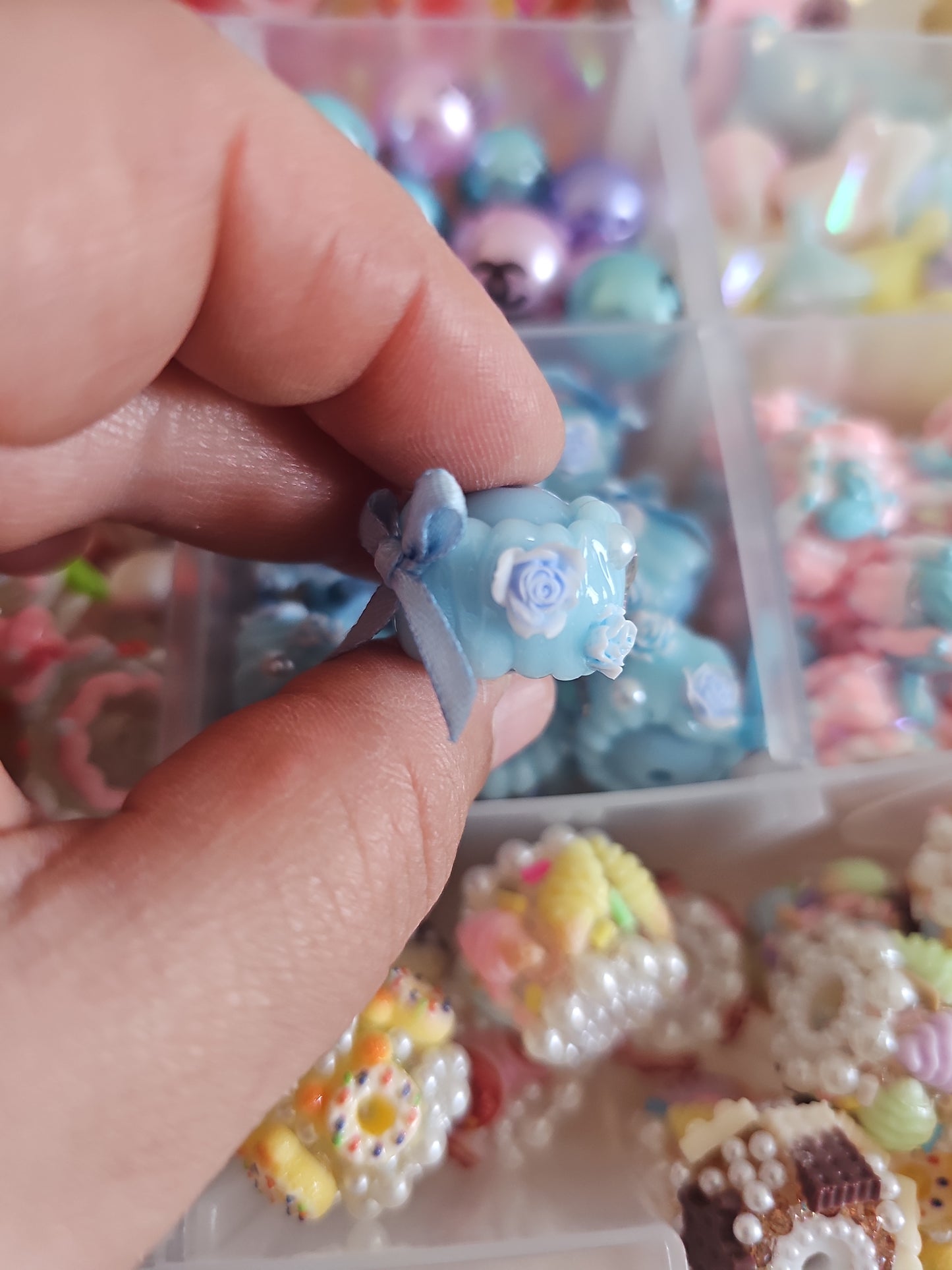 16mm Handpainted Acrylic Beads